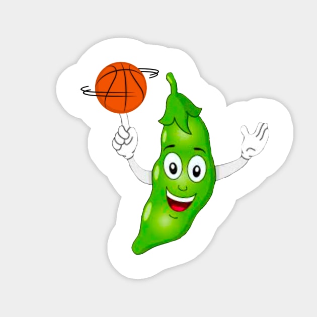 Green Bean - Shaq O’Bean Sticker by Rydoo Designs